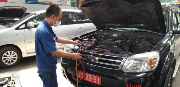 Xe sửa chữa điện và điều hòa - Gara Vico - Công Ty Cổ Phần Vi Auto